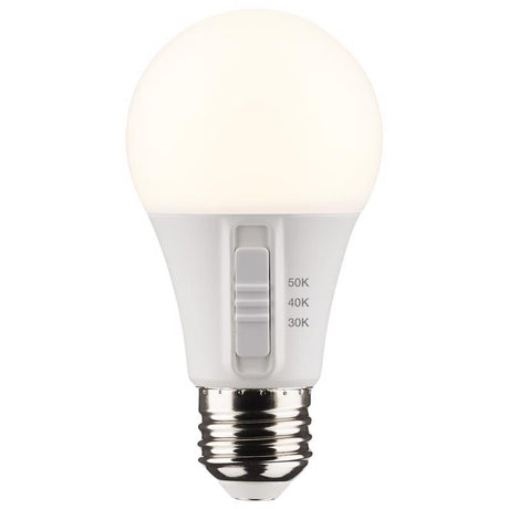 Satco A19 E26 (Medium) LED Bulb Tunable White/Color Changing 40 Watt Equivalence 4 pk