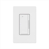 Lutron XactSense Humidity Sensor 3 amps Single Pole Bathroom Exhaust Smart-Enabled Switch White 1 pk