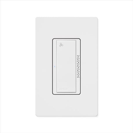 Lutron XactSense Humidity Sensor 3 amps Single Pole Bathroom Exhaust Smart-Enabled Switch White 1 pk