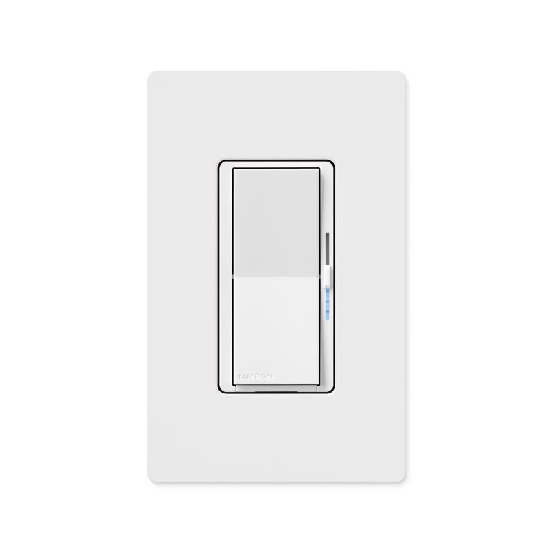 Lutron Diva with Night Mode for Dimmable LED Bulbs White 150 W 3-Way Dimmer Switch 1 pk
