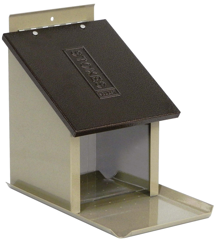 Stokes Select 38079 Squirrel Feeder, Metal, Hammered Copper, Pack of 2