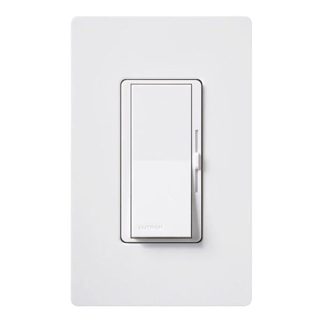 Lutron Diva White 450 W 3-Way Smart-Enabled Dimmer Switch 1 pk