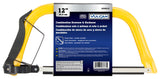 Vulcan JL-BS-101 Hacksaw Combo, 12 in L Blade, 24 TPI, Steel Blade, 6 in D Throat, Steel Frame, Non-Slip Grip Handle