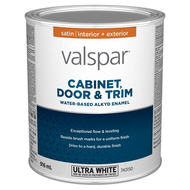 CAB&DR&TRM PNT SAT ULT WHT 1QT, Pack of 4