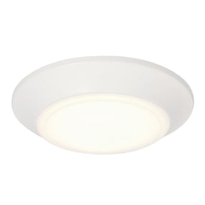 Westinghouse Makira 6133700 Indoor/Outdoor Surface-Mount Ceiling Fixture, LED Lamp, 840 Lumens, White Fixture