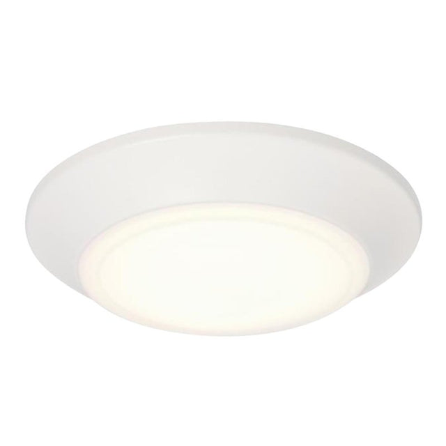 Westinghouse Makira 6133700 Indoor/Outdoor Surface-Mount Ceiling Fixture, LED Lamp, 840 Lumens, White Fixture