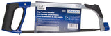 Vulcan SAW-8 High-Tension Hacksaw, 12 in L Blade, 24 TPI, Steel Blade, 3-7/8 in D Throat, Aluminum Frame