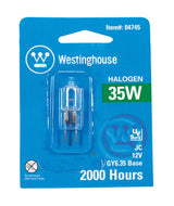 Westinghouse 35 W JC Decorative Halogen Bulb 600 lm Warm White 1 pk