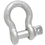 Baron 193LR-1/4 Anchor Shackle, 1/4 in Trade, 0.5 ton Working Load, Steel, Galvanized
