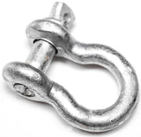 Baron 193LR-5/16 Anchor Shackle, 5/16 in Trade, 0.75 ton Working Load, Steel, Hot-Dipped Galvanized