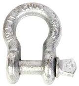 Baron 193LR-3/4 Anchor Shackle, 3/4 in Trade, 4.75 ton Working Load, Steel, Hot-Dipped Galvanized