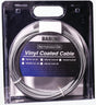 Baron 50201/50210 Aircraft Cable, 1/8 to 3/16 in Dia, 50 ft L, 340 lb Working Load, Galvanized Steel, Vinyl-Coated