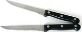 Chef Craft 21132 Steak Knife Set, 4-1/2 in L Blade, Stainless Steel Blade