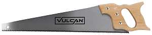 Vulcan JLO-081 Handsaw, 20 in L Blade, 8 TPI, Steel Blade, Wood Handle, Wood Handle