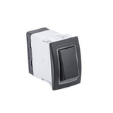 Sierra RK40660B Rocker Switch w/Halo LED Light, ON - ON, DPST, Blue