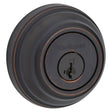 Kwikset 99800-122 Deadbolt, 1 Grade, Metal, Venetian Bronze, 2-3/8 to 2-3/4 in Backset, KW1, K4 Keyway