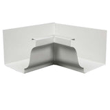 Amerimax 6 in. W X 10 in. L White Aluminum K Inside Corner, Pack of 10