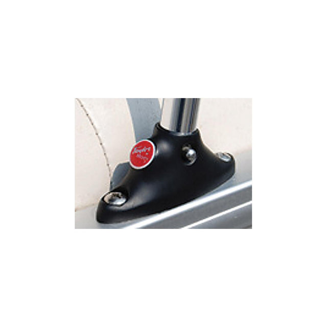 Taylor 3/4″ Anodized Aluminum Pontoon Flag Pole 30″ With Black Nylon Mount and U.S. Flag 16″ x 24″