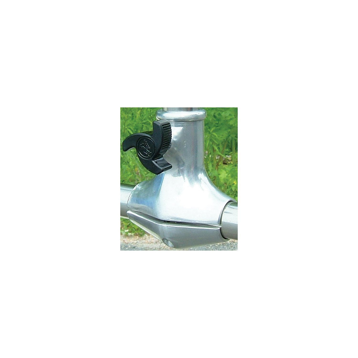 Taylor Stainless Steel Rail Mount Flag Pole Socket For 1″ Diameter Flag Poles