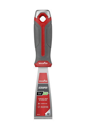 Wooster 8751-1-1/2 Scraper, 1-1/2 in W Blade, Stiff Blade, Stainless Steel Blade