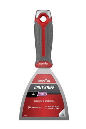 Wooster 8752-4 Joint Knife, 4 in W Blade, Stainless Steel Blade, Flexible Blade
