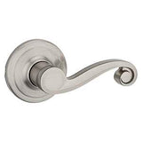Kwikset Signature Series 720LL15CP Passage Lever, Non-Locking Lock, Satin Nickel, Zinc, Residential, Reversible Hand