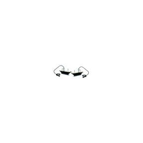 Garmin 0100196111 GT30 CHIRP ClearVü &amp; SideVü Thru-Hull Transducer, Pair