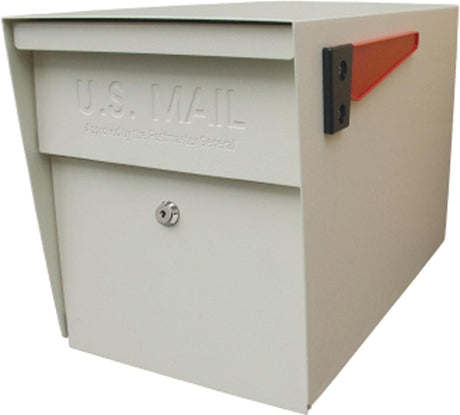 Mail Boss Packagemaster Series 7107 Locking Curbside MailBox, Steel, Galvanized/Powder-Coated, 11-1/4 in W, 21 in D