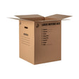 Duck 1139734 Kraft Box, 18 in L, 18 in W, 32 lb, Cardboard, Brown