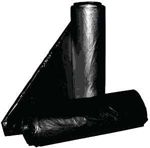 ALUF Plastics RCT-45 Royal Crown Top Liner, 45 gal, Black, 40 x 46 in, Metalocene Blend, 46 in W