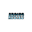 Hardline Series 300 Registration Kit, Carbon Fiber With Block Font and Top to Bottom Color Gradations (Includes 4 Sets of 3″ A-Z, 0-9)