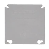 Cantex EZ Box New and Old Work Square PVC 2 gang Ring Cover Gray