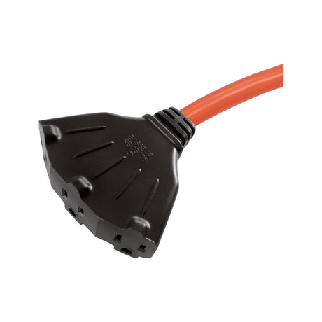 Ace Indoor or Outdoor 50 ft. L Orange Triple Outlet Cord 12/3 STW