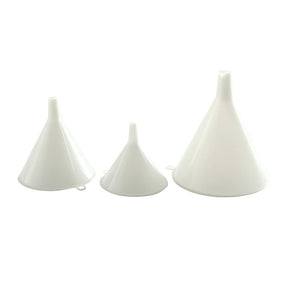 Norpro 243 Funnel Set, Plastic, White