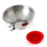 Norpro 241 Wide Mouth Funnel, 5-1/2 in Dia, Stainless Steel