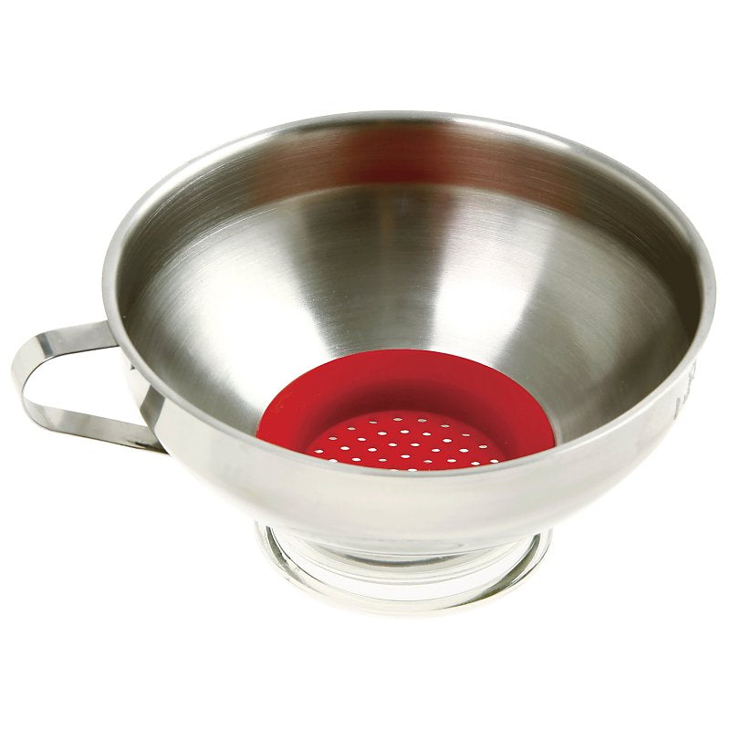Norpro 241 Wide Mouth Funnel, 5-1/2 in Dia, Stainless Steel