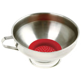Norpro 241 Wide Mouth Funnel, 5-1/2 in Dia, Stainless Steel