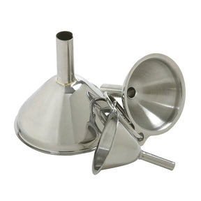 Norpro 252 Funnel, 1/4, 3/8, 1/2 in Spout, Stainless Steel