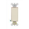 Leviton Decora 20 amps Single Pole Rocker AC Quiet Switch Light Almond 1 pk