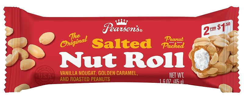 Pearson's 51150 Salted Nut Roll Bar, 1.6 oz