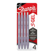 Sharpie S-Gel Series 2195670 Pen, 0.7 mm Tip, Medium Tip, Black Ink, Gel Ink, Contoured Grip