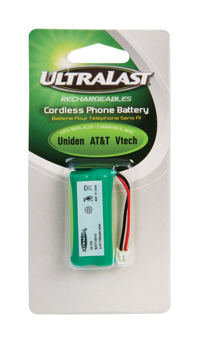UltraLast NiMH AAA 2.4 V 750 mAh Cordless Phone Battery BATT-6010 1 pk