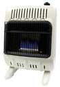Mr. Heater MHVFDF10BF Series Vent-Free Blue Flame Heater, 200 sq-ft Heating Area, 20 lb Fuel Tank, 10,000 Btu, White