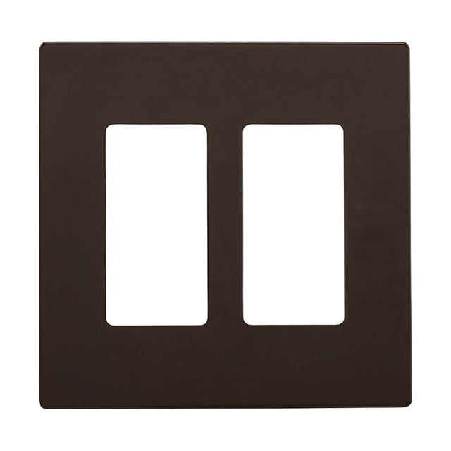 Eaton Wiring Devices PJS262BK-F-L Wallplate, 4-7/8 in L, 4.94 in W, 2-Gang, Polycarbonate, Black, Pack of 5