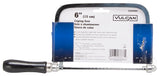 Vulcan JL52079 Coping Saw, 6 in L Blade, (3) 24 TPI, (1) 1 TPI and (1) 15 TPI, Carbon Steel Blade, Ergonomic Handle