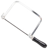 Vulcan JL52079 Coping Saw, 6 in L Blade, (3) 24 TPI, (1) 1 TPI and (1) 15 TPI, Carbon Steel Blade, Ergonomic Handle
