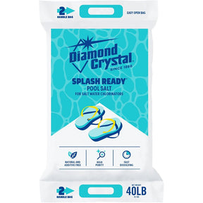 POOL SALT CRYSTAL 40LB, Pack of 63