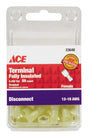 Ace Insulated Wire Female Disconnect Yellow 50 pk