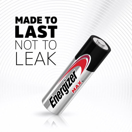 Energizer Max AA Alkaline Batteries 8 pk Carded
