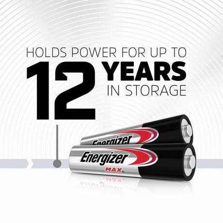 Energizer Max AA Alkaline Batteries 8 pk Carded